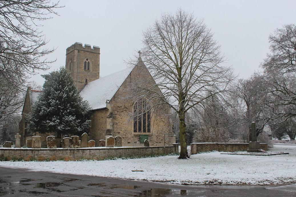 A slender central tower balancing on four corners. Take a look at the church roof on the way to the ringing room.